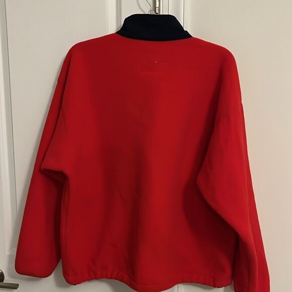 Retro Columbia Sportswear Jacket Mens Big Red Field Gear Fleece Outdoor Vintage - Picture 7 of 7
